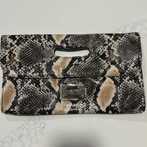 Snake skin Nine West clutch